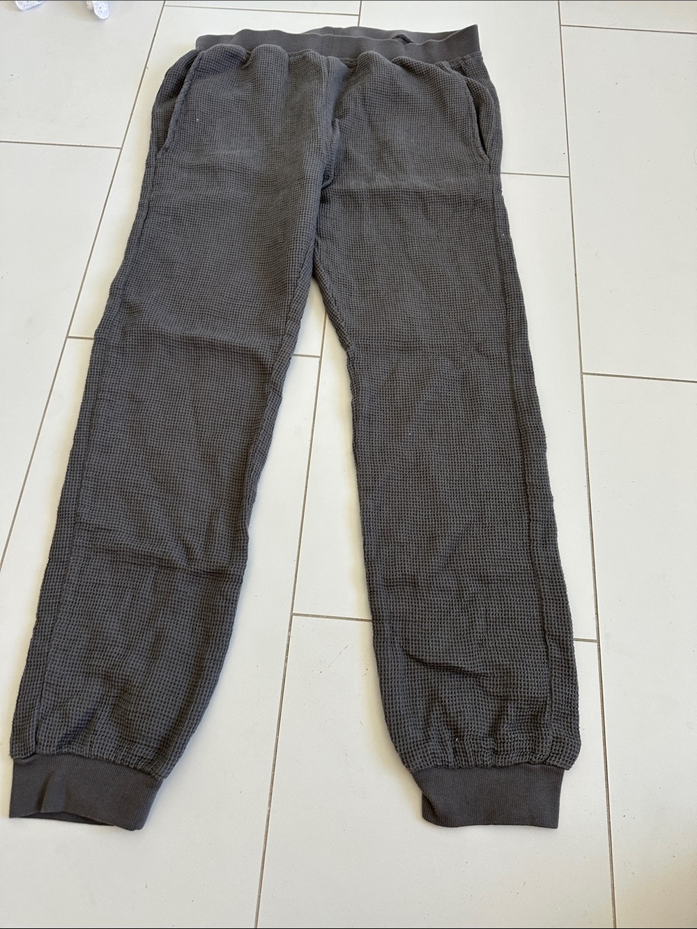 Parachute Waffle Knit Jogger Pants - Charcoal Medium